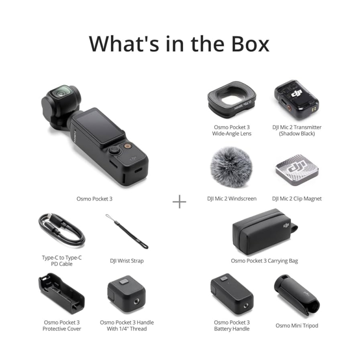DJI Osmo Pocket 3 Creator Combo - Chính hãng