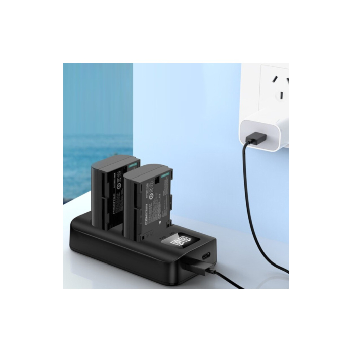 Bộ 2 pin & sạc Pisen LP-E6NH dùng cho Canon - Chính hãng