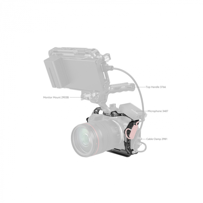 SmallRig HawkLock Quick Release Cage Cho Canon EOS R6 Mark II