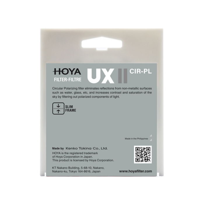 Filter Hoya UX II CIR-PL 55mm - Chính hãng