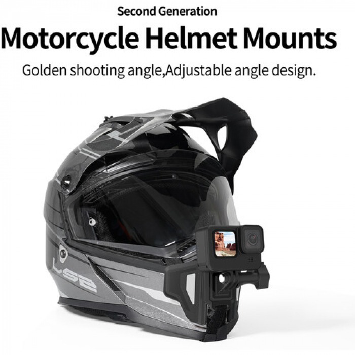 Bộ gắn ActionCam lên cằm mũ bảo hiểm Fullface - Chính hãng