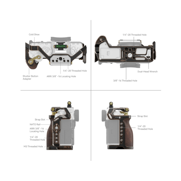 SmallRig Retro Cage for FUJIFILM X-T5 - Chính hãng