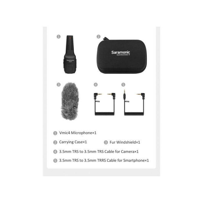 Microphone Saramonic Vmic4 - Chính hãng