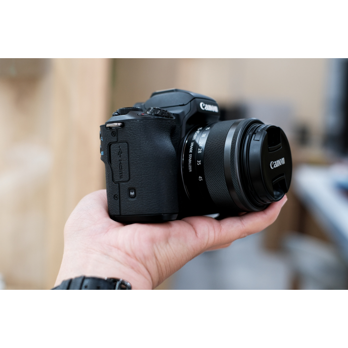 Canon EOS M50 + Lens kit 15-45mm - Likenew 98%